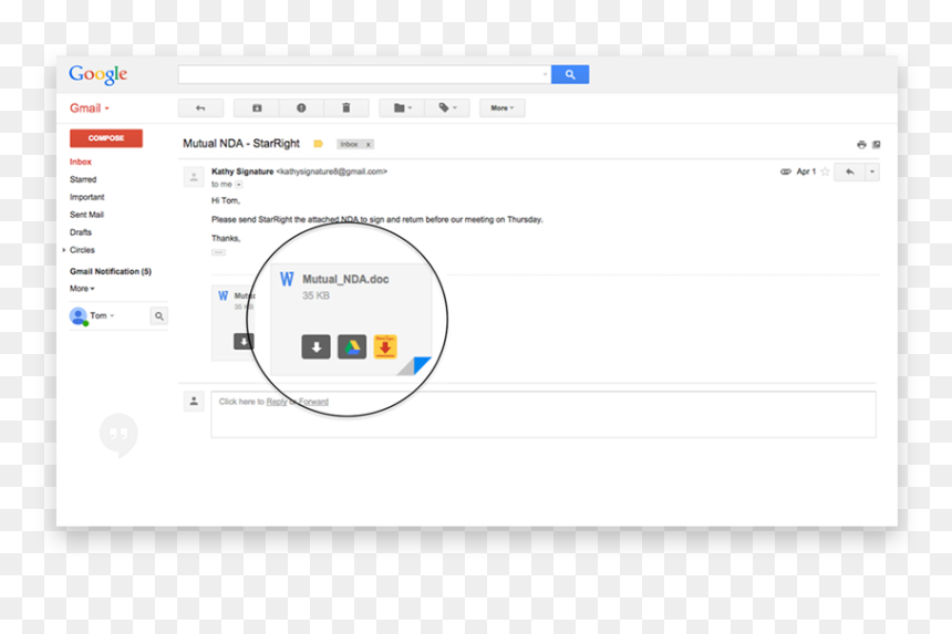 Screenshot, HD Png Download - gmail icon png