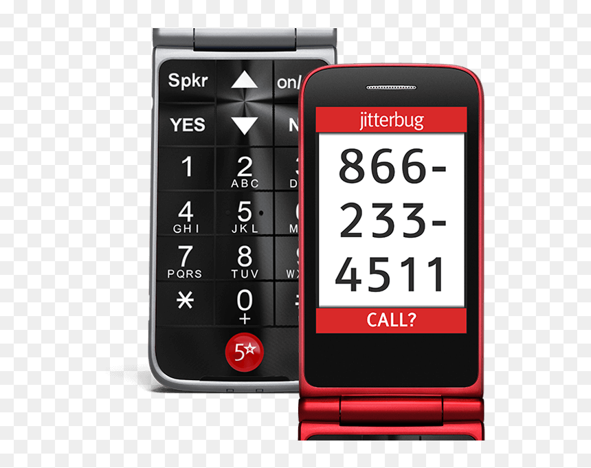 Jitterbug Flip Phone, HD Png Download - cellphone png