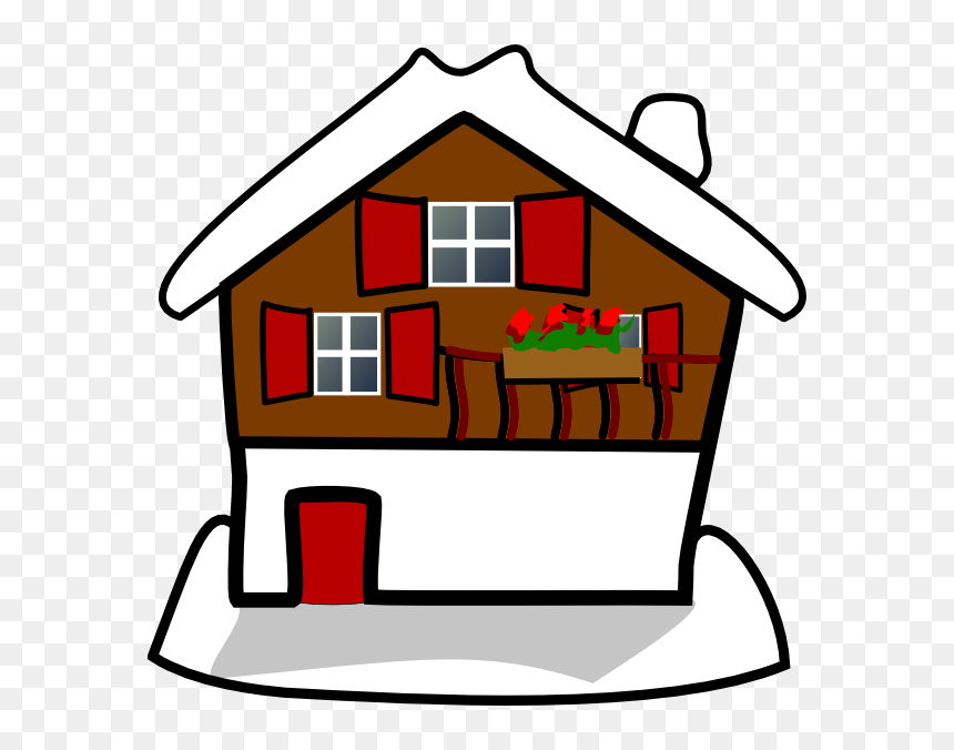 Home Clip Art, HD Png Download - snow pile png