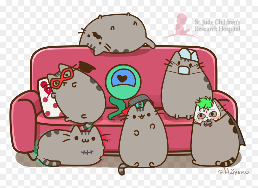 Cartoon, HD Png Download - pusheen png