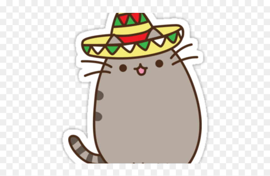 Pusheen Cat Sombrero, HD Png Download - pusheen png