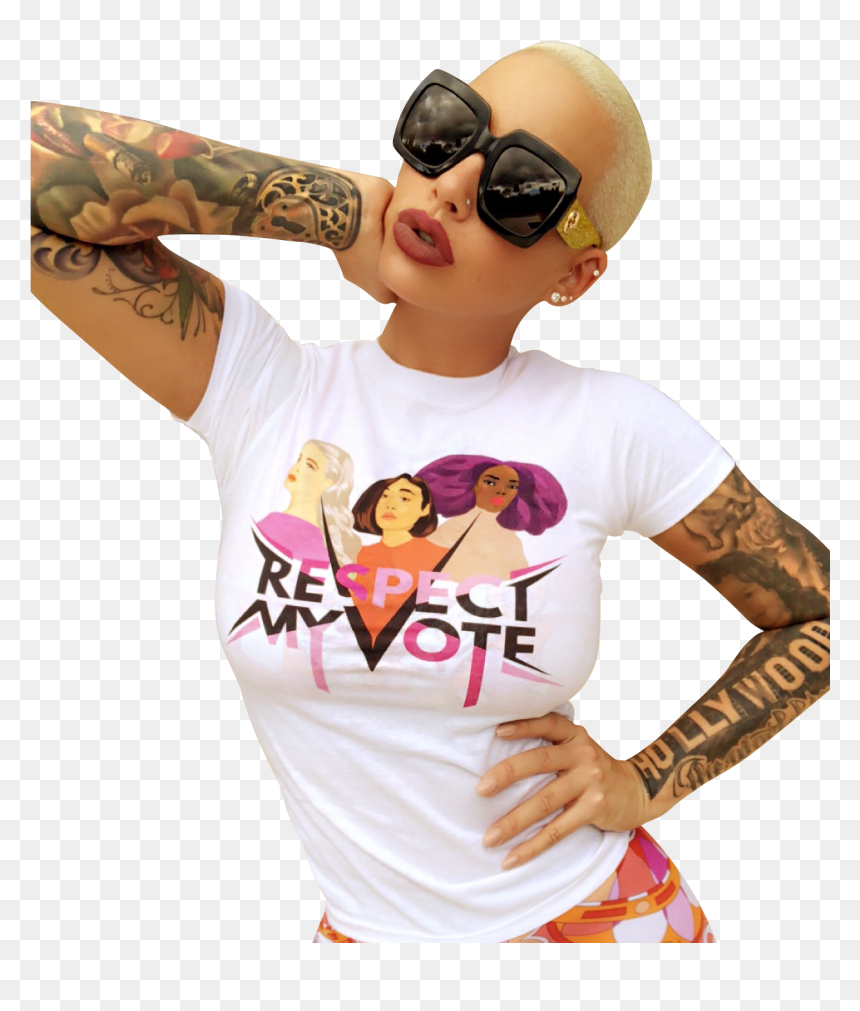 Celebrities In Voting Shirts, HD Png Download - vote png