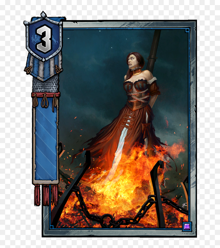 Witcher Sabrina Glevissig Card, HD Png Download - omegalul png