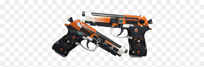 Dual Berettas Trigger Happy, HD Png Download - omegalul png