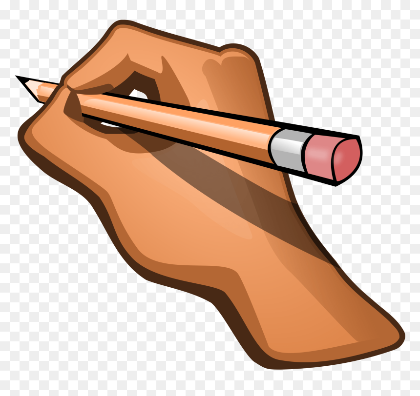 Clip Art Hand Writing, HD Png Download - writing png