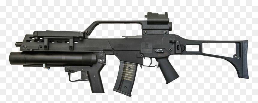 G36c Airsoft Jing Gong, HD Png Download - grenade png