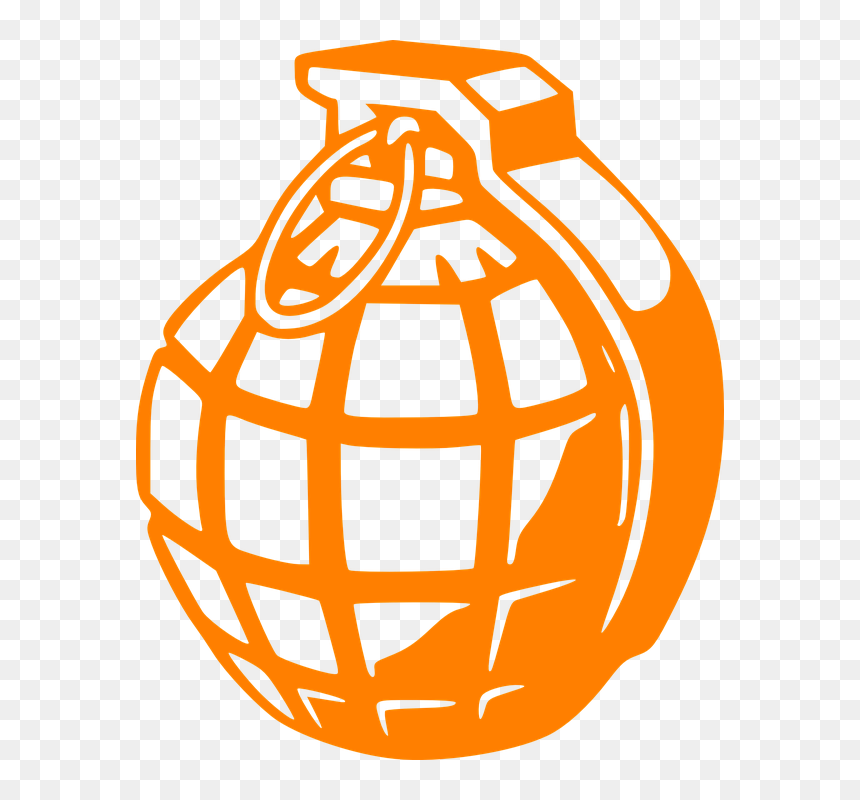 Hand Grenade, HD Png Download - grenade png