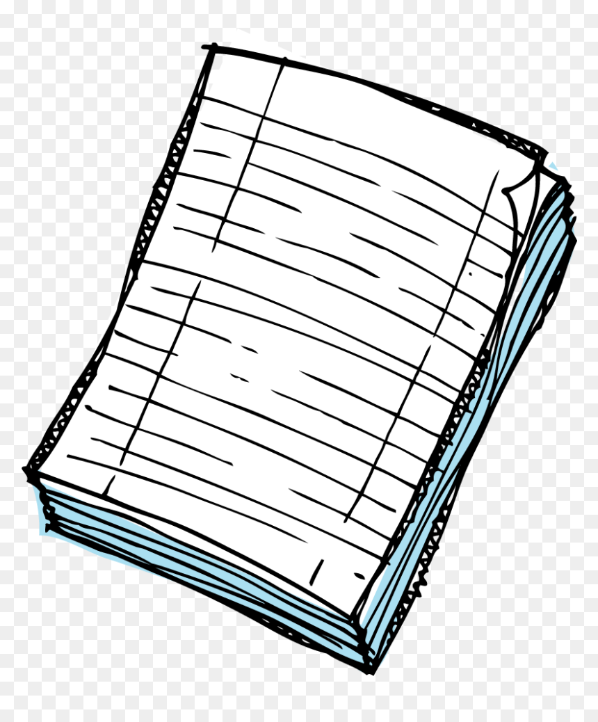 Transparent Paper Clip Art, HD Png Download - writing png