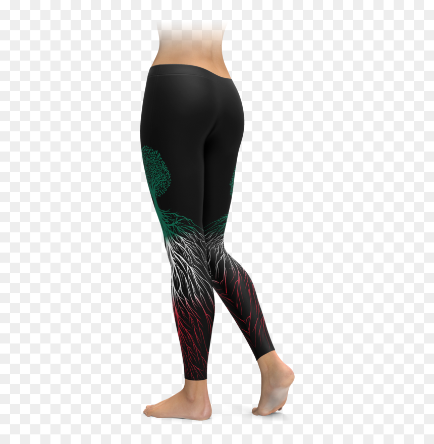 Yoga Pants Blue Black, HD Png Download - mexico flag png
