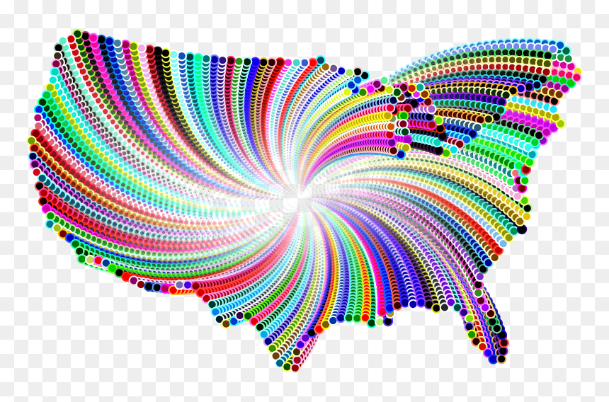 Graphic Design, HD Png Download - us map png