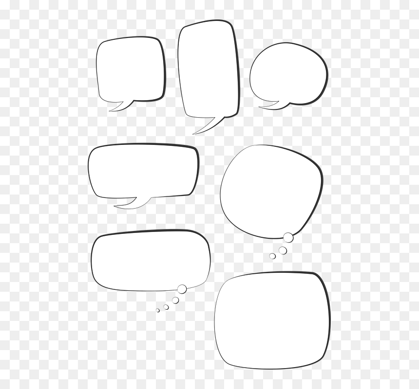 Box For Talking Comic, HD Png Download - chat bubble png