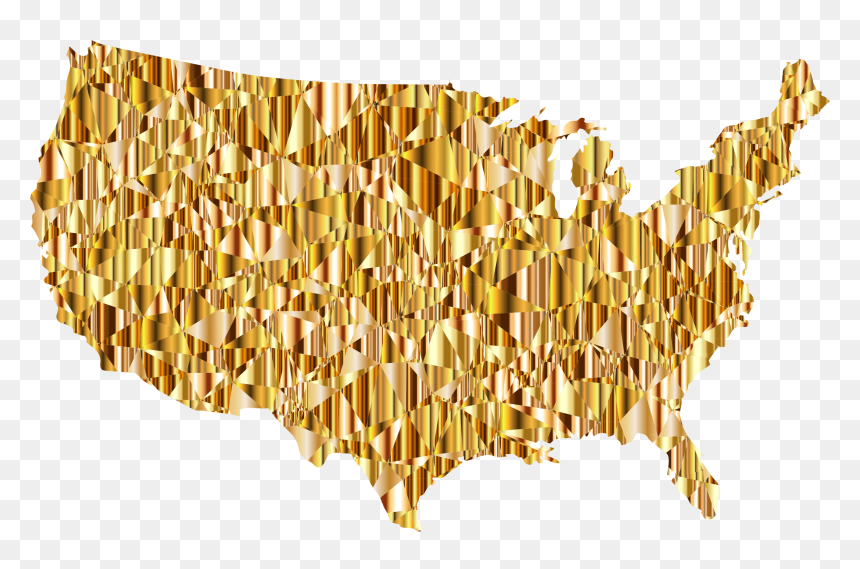 Map California Gold Rush, HD Png Download - us map png