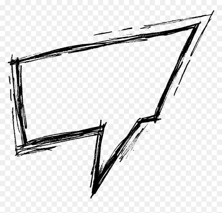 Line Art, HD Png Download - chat bubble png