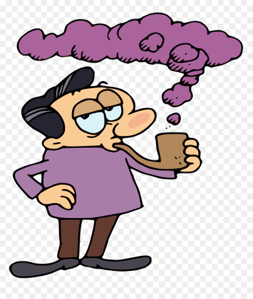 Cartoon Of Smoking, HD Png Download - pipe png