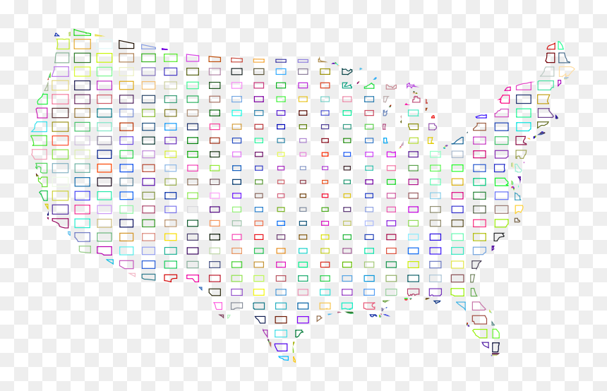 Art, HD Png Download - us map png