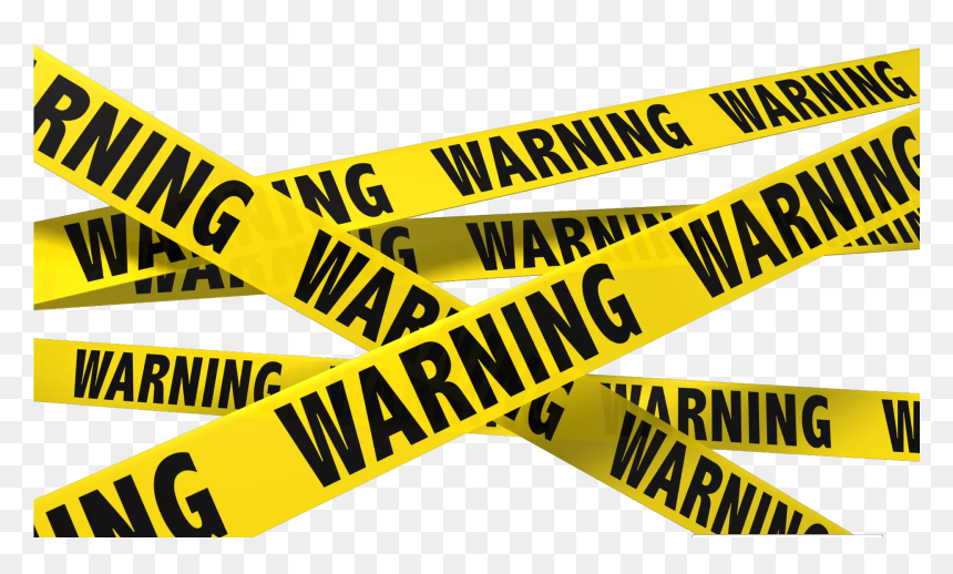 Transparent Background Caution Tape, HD Png Download - warning png