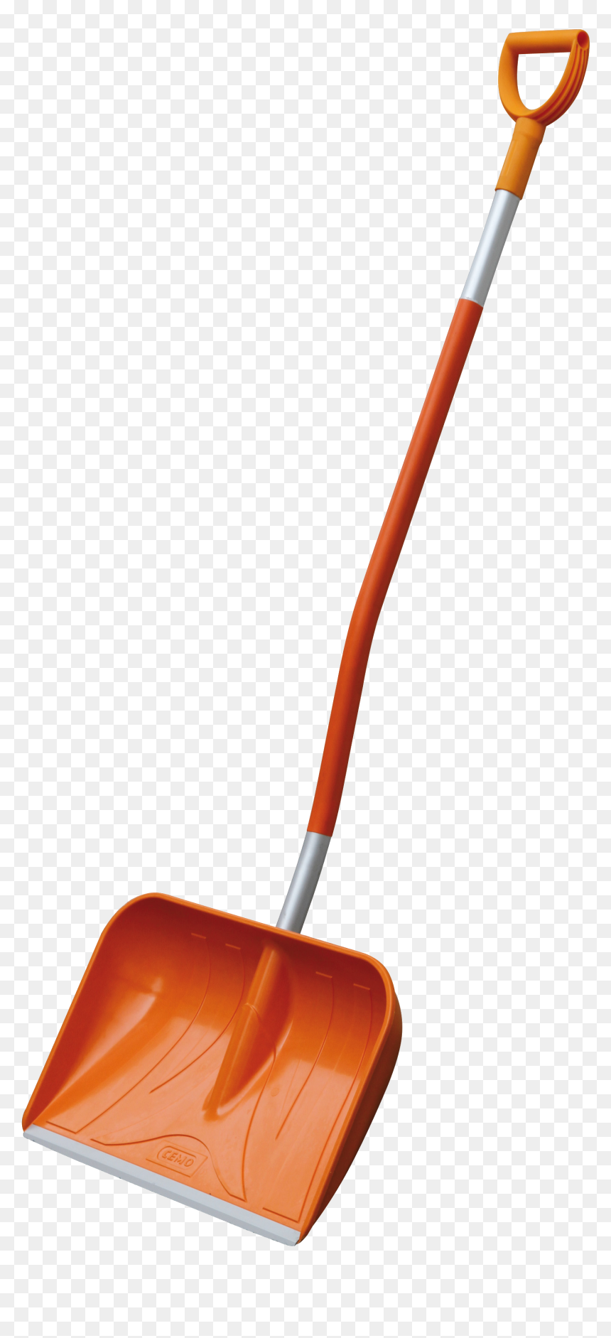 Snow Shovel Cemo Made Of Gfk With Oval Handle And Aluminium, HD Png Download - shovel png