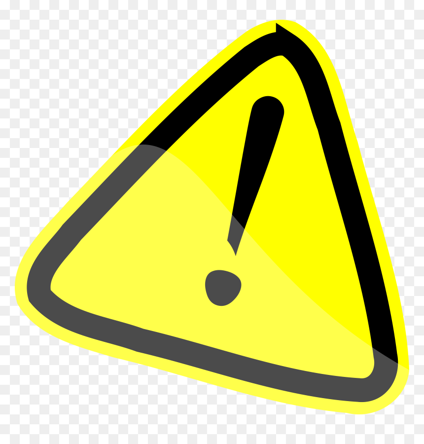Warning Sign Clipart, HD Png Download - warning png