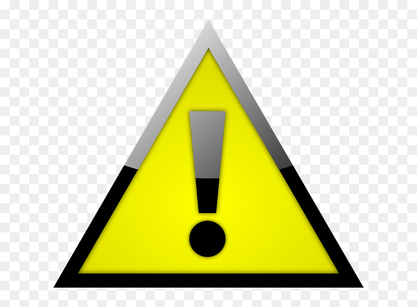 Warning Yellow And Black, HD Png Download - warning png