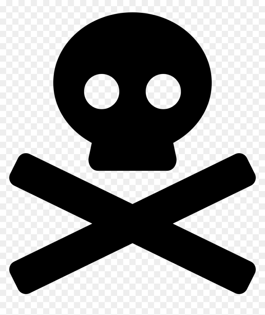 Skull And Cross Bones Svg, HD Png Download - skull and crossbones png