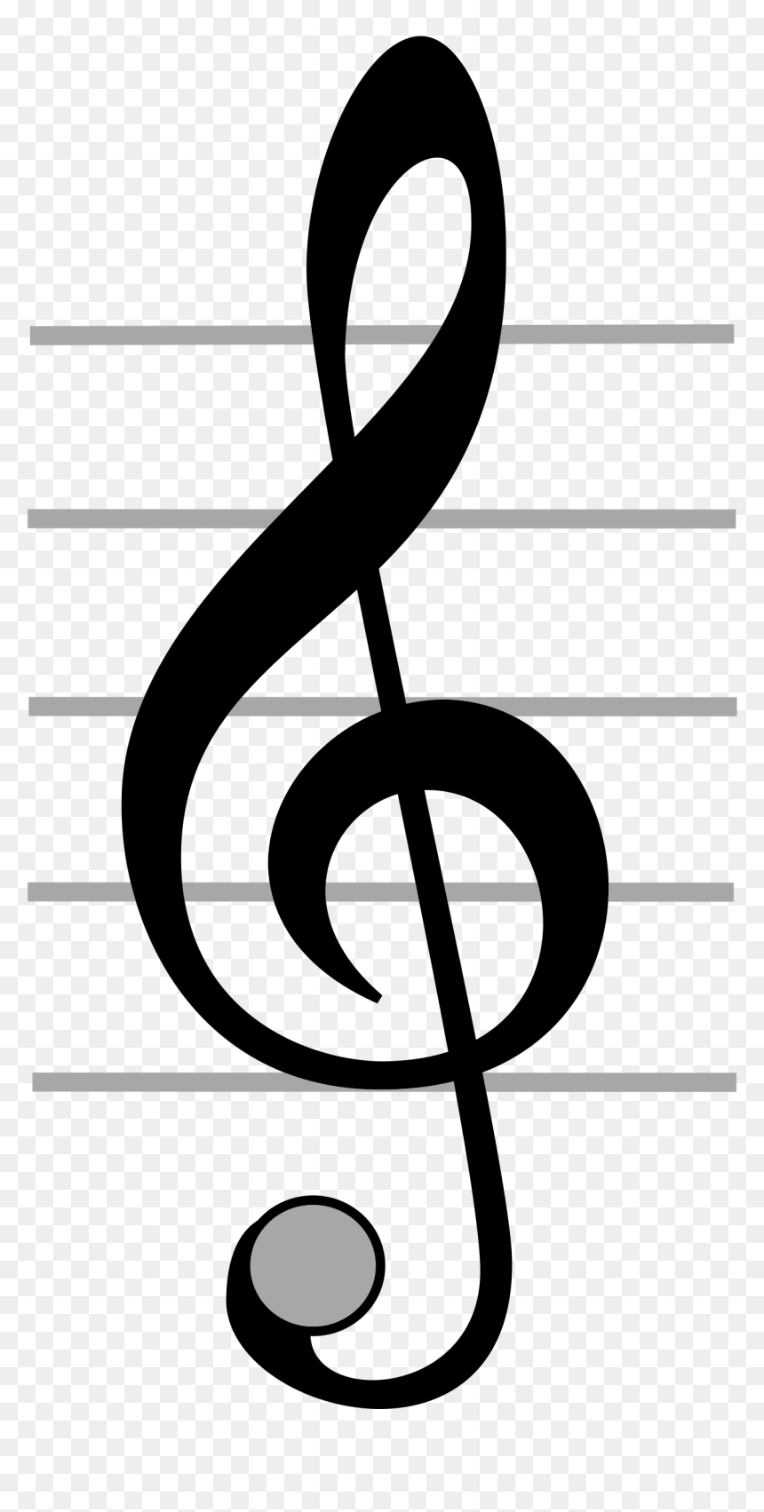 Clipart Treble Clef, HD Png Download - treble clef png