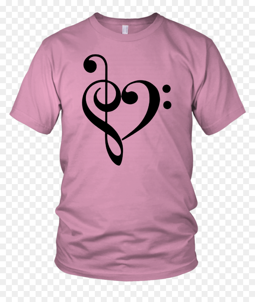 Treble Clef Bass Clef Heart, HD Png Download - treble clef png
