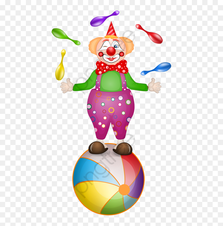 Happy Birthday Clown Cute, HD Png Download - clown png