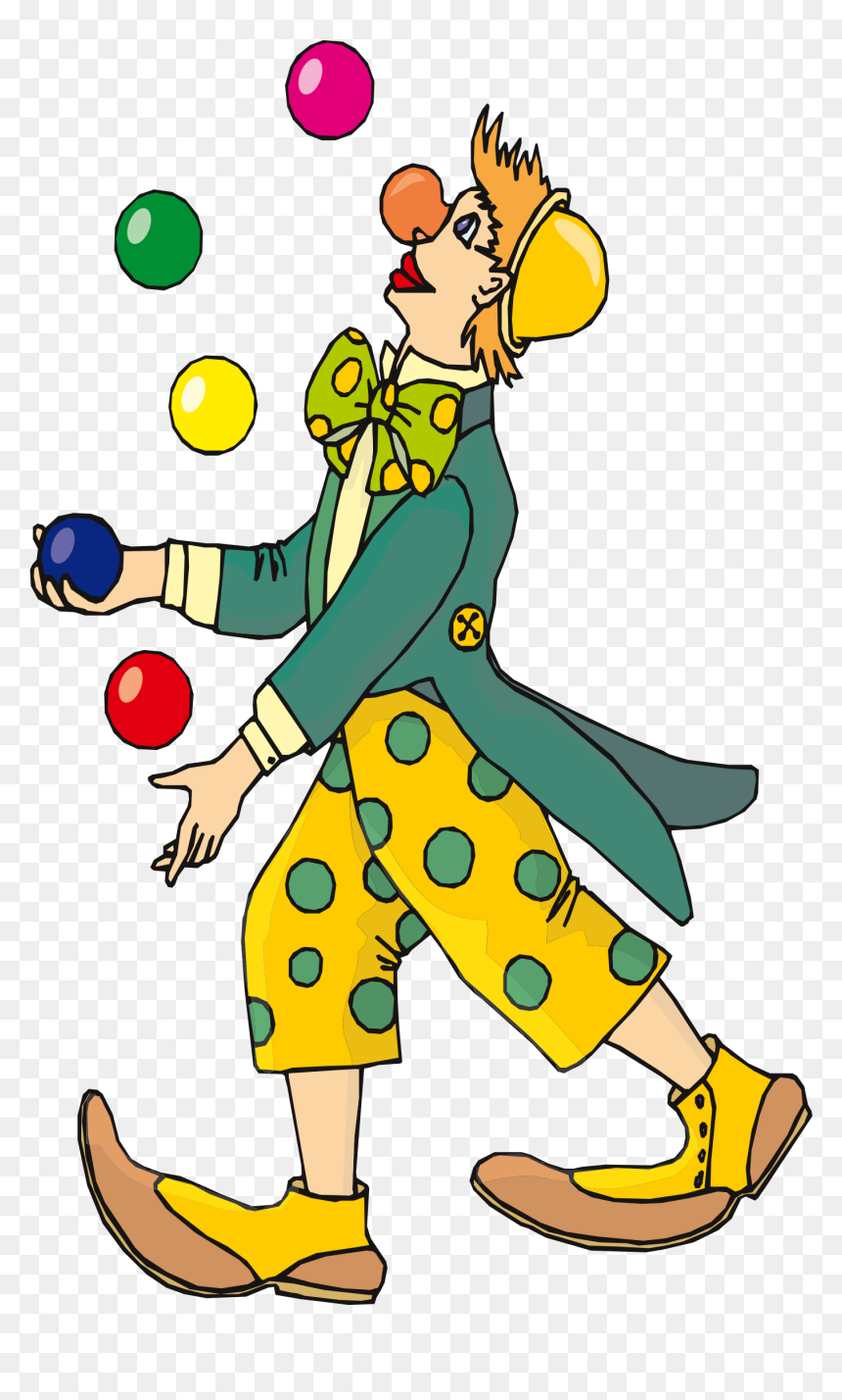 Juggler Clipart, HD Png Download - clown png