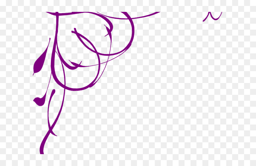 Pink Wedding Border Design, HD Png Download - filigree png