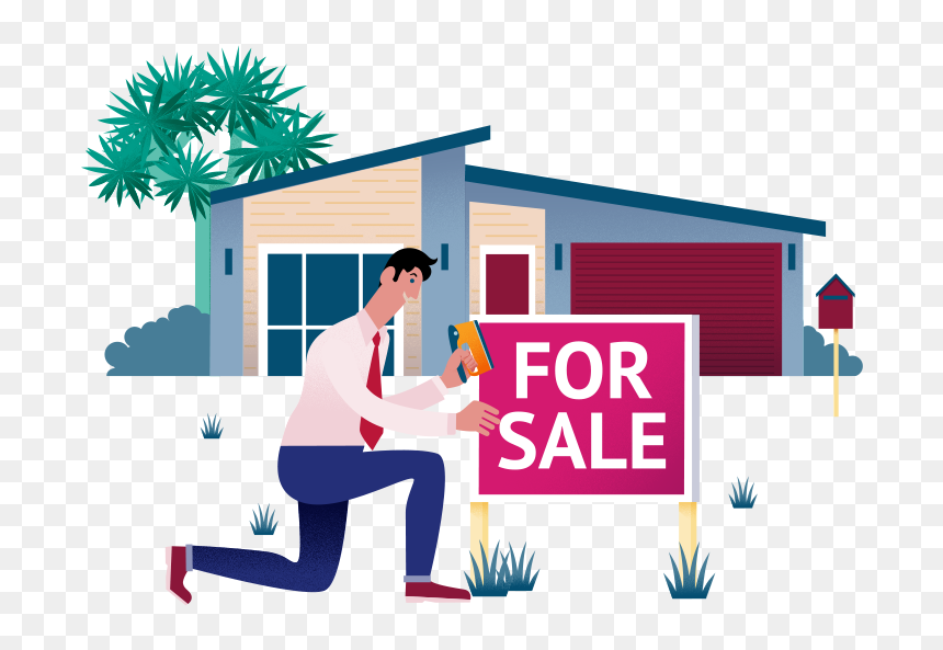 Agent Sign - Real Estate, HD Png Download - sale pending png