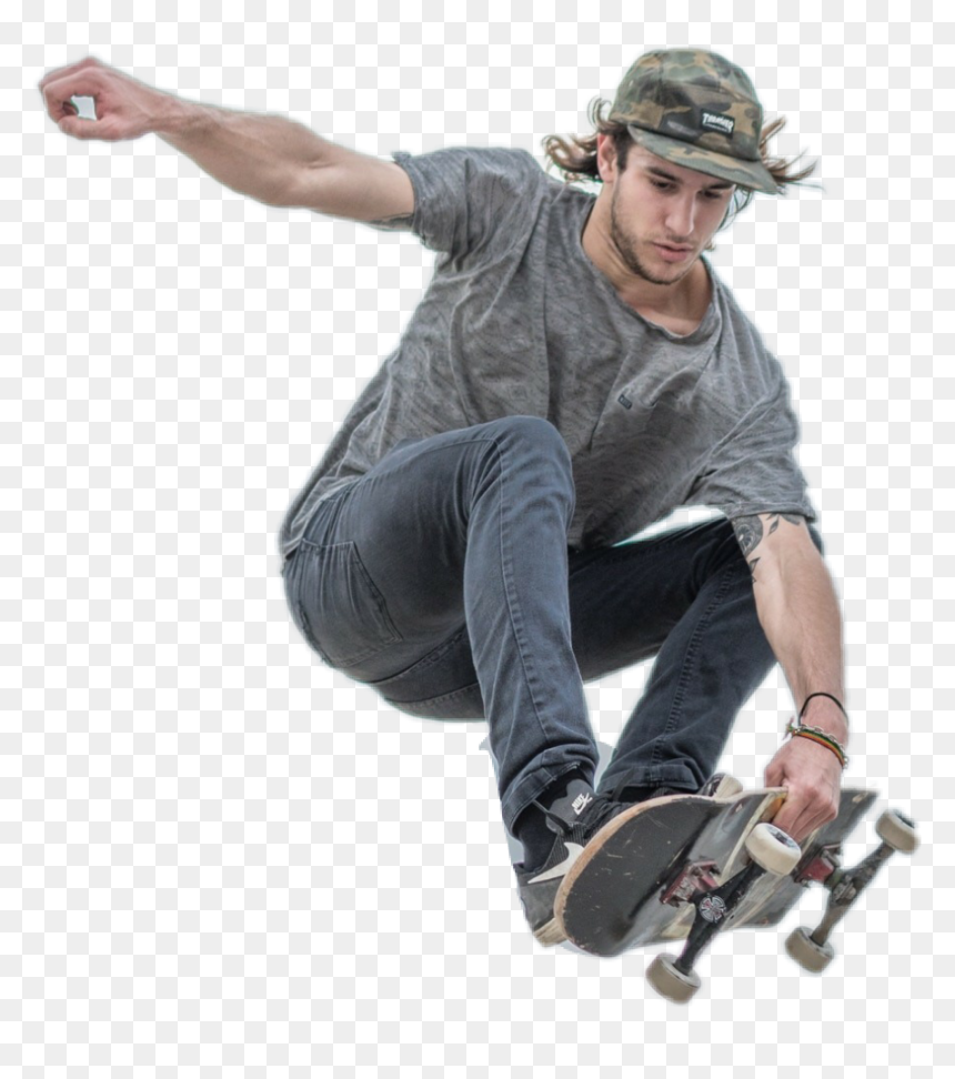#remixit #freetoedit #skate #skateboard #guy #boy #dude - Skate People, HD Png Download - cool guy png