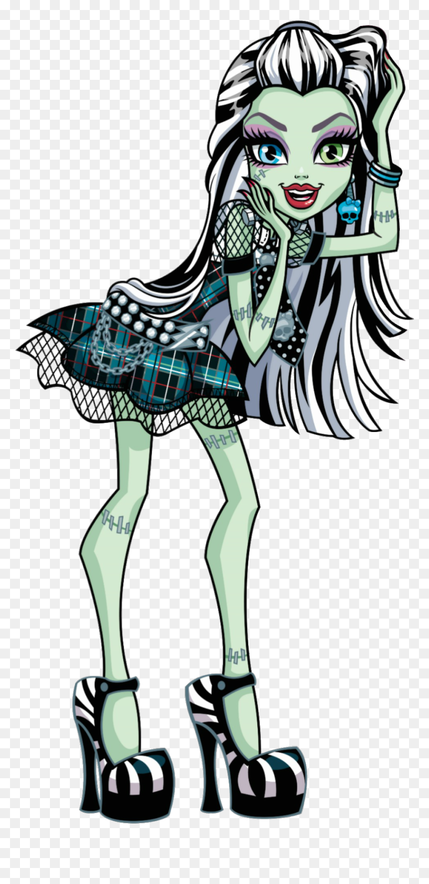 Monster High Frankie Mini Doll, HD Png Download - frankie stein png