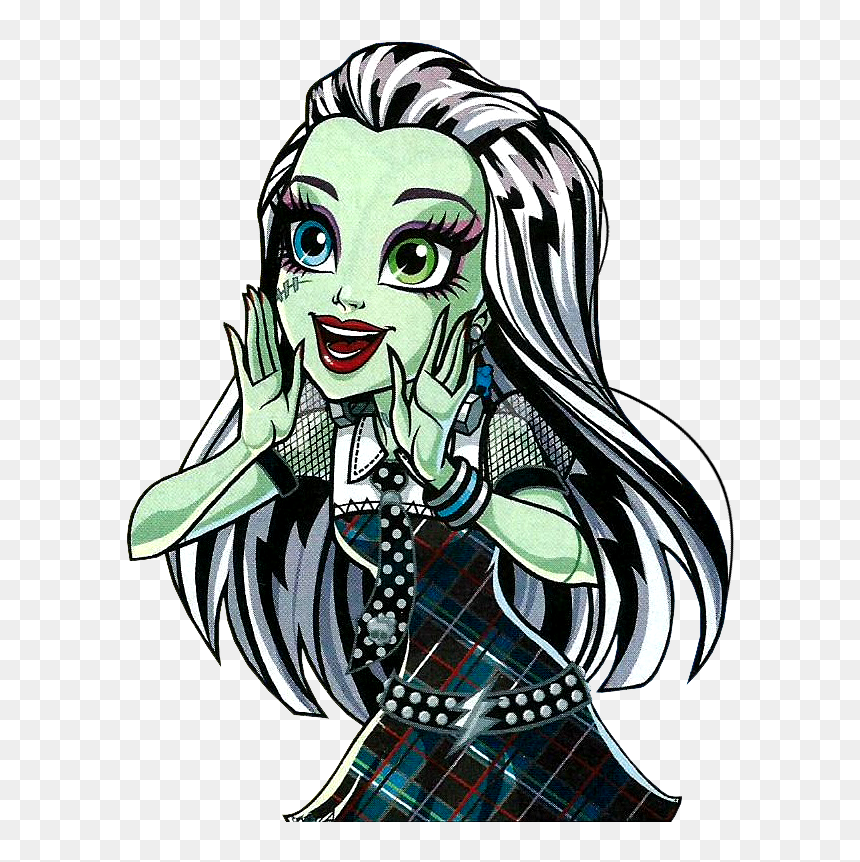 Frankie Stein Is The Daughter Of Frankenstein"s Creature - Frankie Stein Monster High Drawing, HD Png Download - frankie stein png