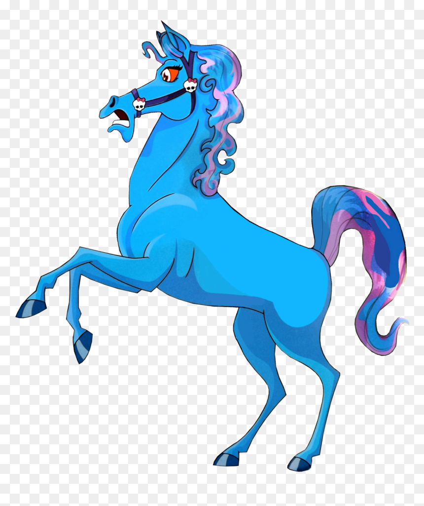 Crest - Monster High Nightmare Horse, HD Png Download - frankie stein png