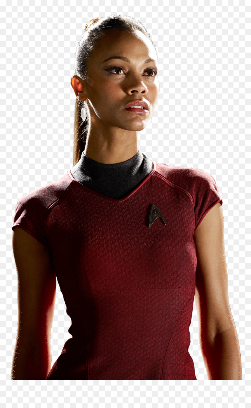 Uhura Sexy Transparent, HD Png Download - zoe saldana png
