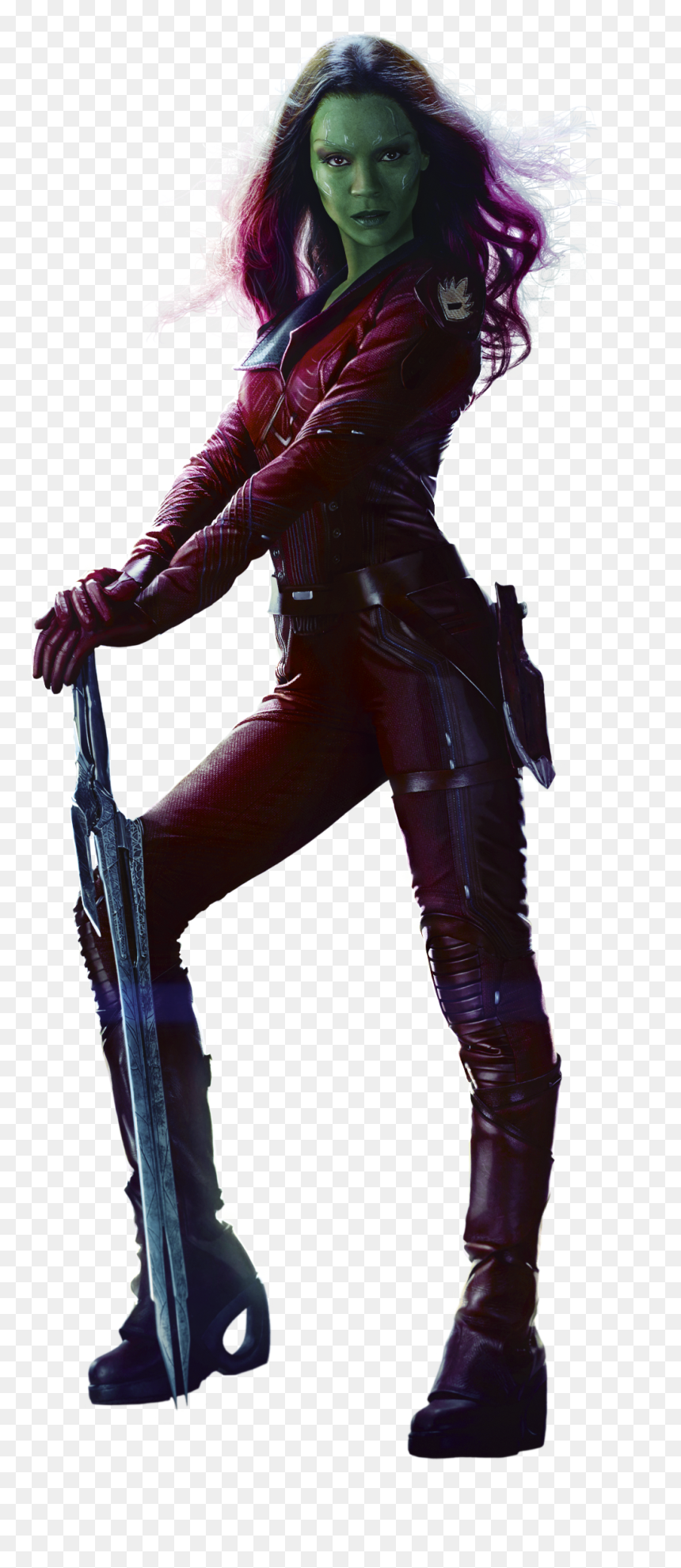 Guardians Of The Galaxy 2014 Gamora, HD Png Download - zoe saldana png