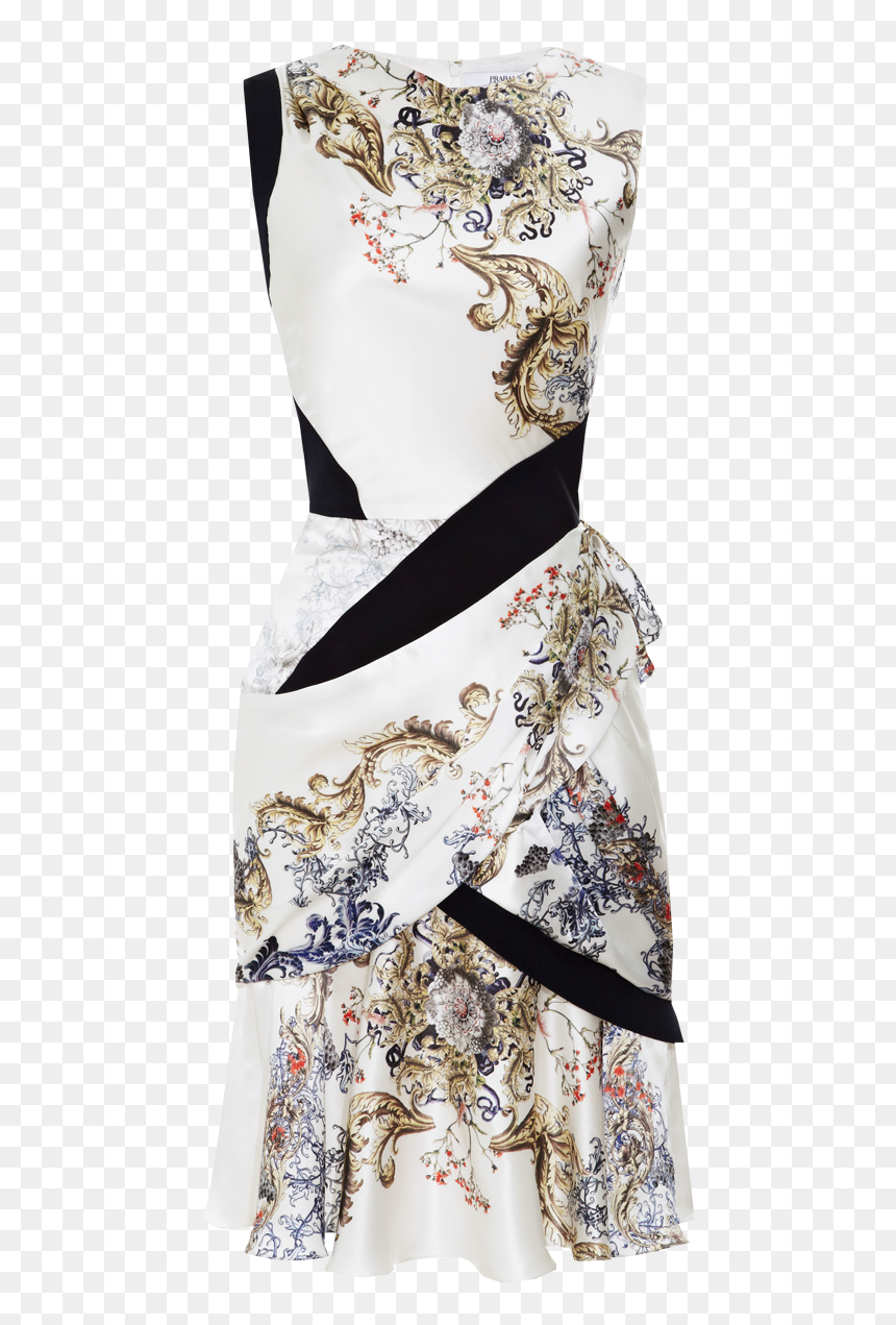 Zoe Saldana Manhattan Magazine Prabal Gurung Print - Cocktail Dress, HD Png Download - zoe saldana png