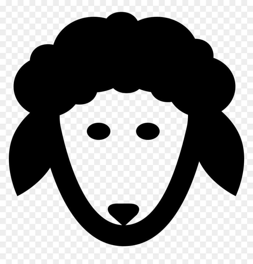 Face Sheep Png - Reddit Logo White Png, Transparent Png - sheep icon png
