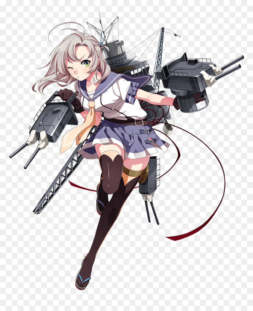 Clip Art Image Kai Ni Full - Kinugasa Kai Ni Kancolle, HD Png Download - kancolle png