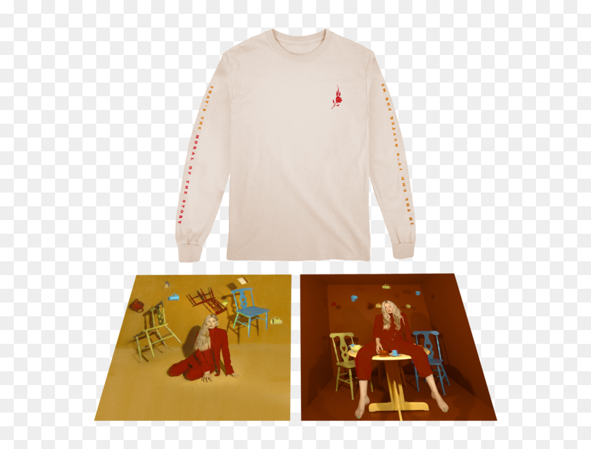 Long-sleeved T-shirt, HD Png Download - ashe png
