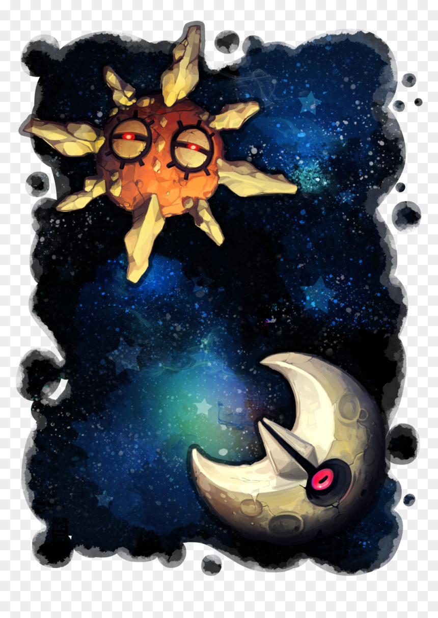 Solrock And Lunatone, HD Png Download - pelipper png