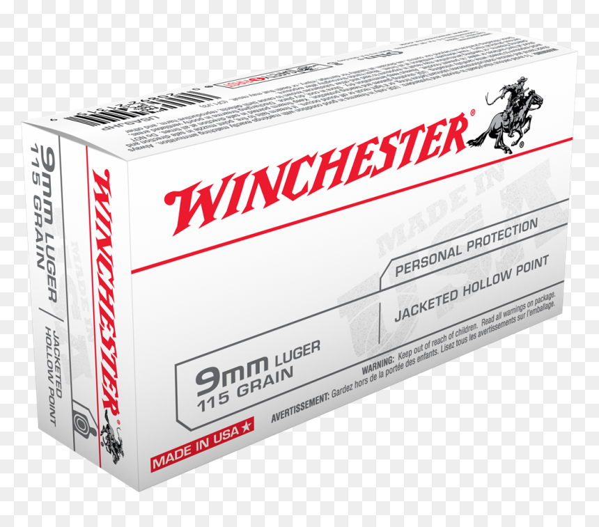 Winchester 127 Gr 9mm, HD Png Download - luger png