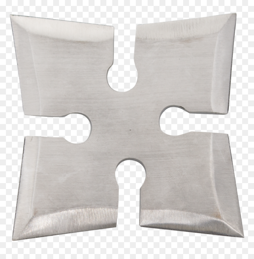 Deadly Assassin Stainless Steel Throwing Star - Wood, HD Png Download - throwing star png