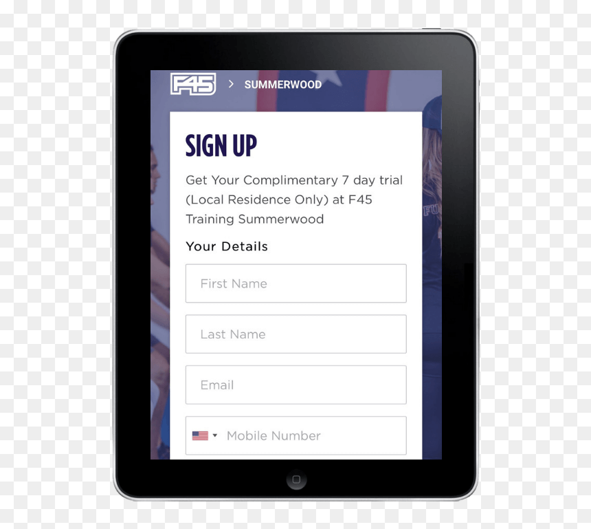 Gym Social Media - Tablet Computer, HD Png Download - ipad template png