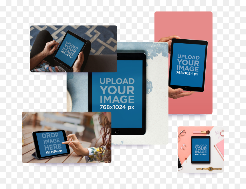 Slideshow Video Makers - Smartphone, HD Png Download - ipad template png