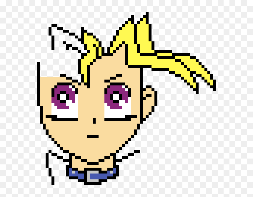 Spreadsheet Pixel Art Emoji, HD Png Download - yugi muto png