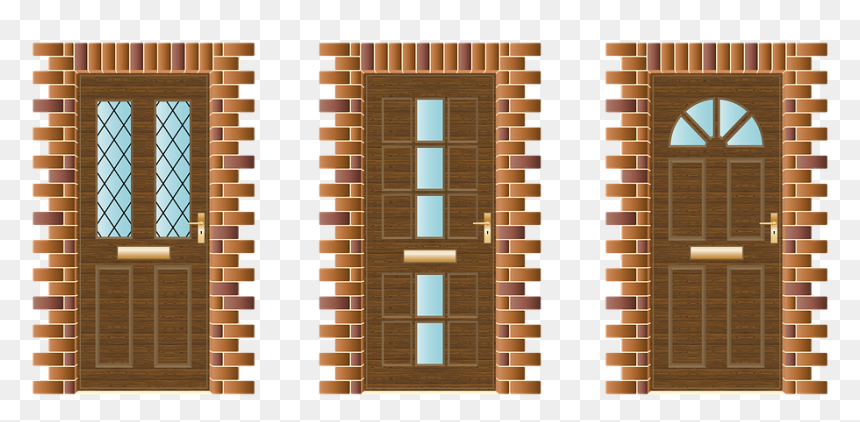 Doors, Window, Door Frame, Bricks, House, Building - Door Clipart, HD Png Download - vault door png