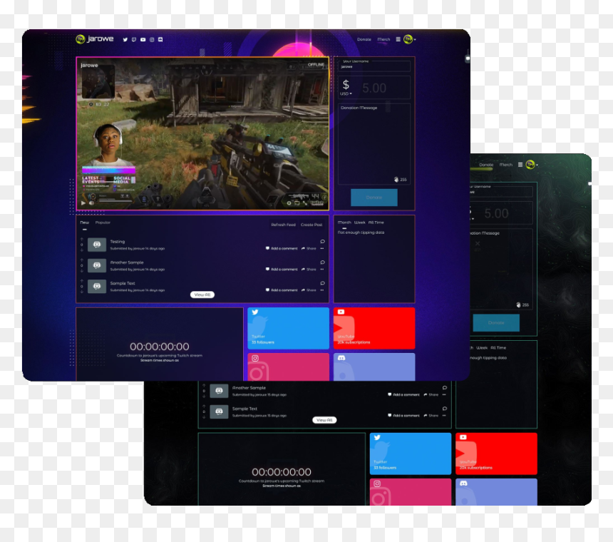 Tablet Computer, HD Png Download - obs overlay png