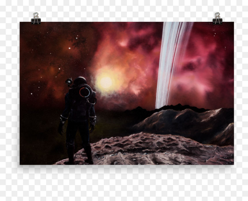 No Man's Painting High Resolution Pdf, HD Png Download - no mans sky png
