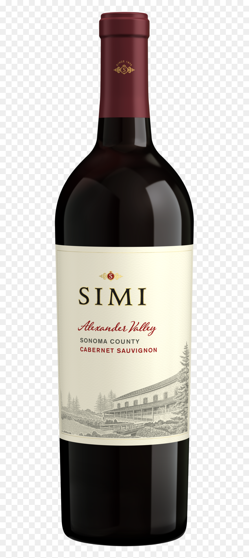 Simi Alexander Valley Cabernet Sauvignon 2016, HD Png Download - belaire rose png